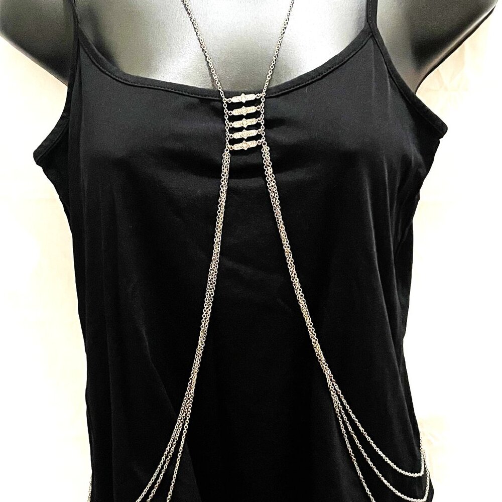 Trendy Multi-Chain Body Necklace